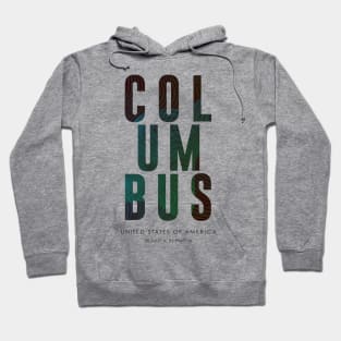 Columbus City typography Hoodie